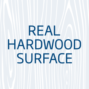 real hardwood surface