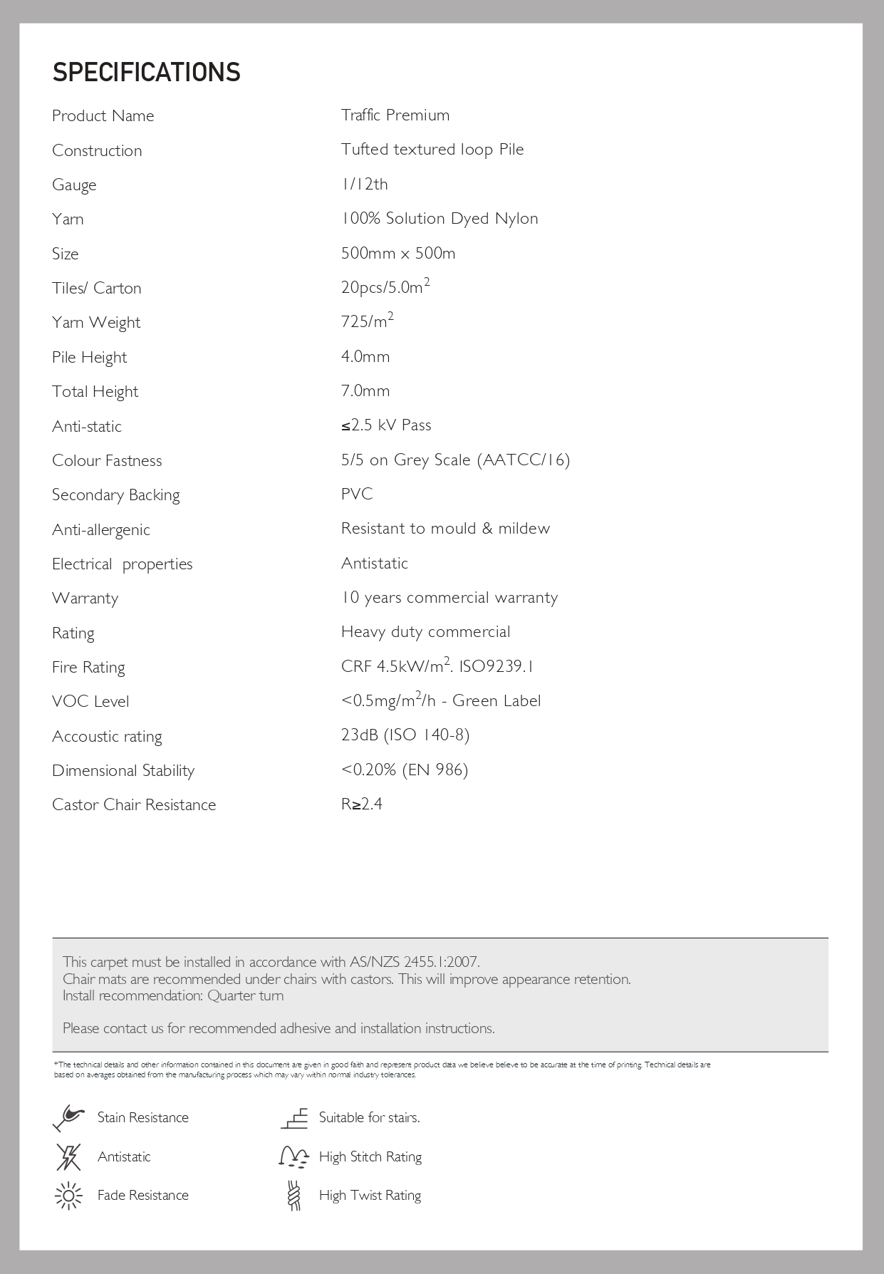 Urban Flooring Specification